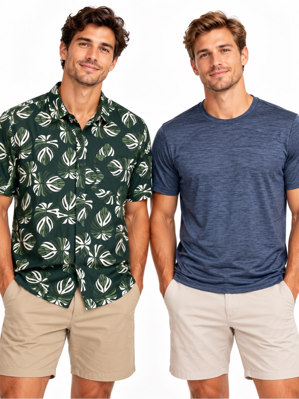 NWT Men’s Size L 2-Piece Casual Bundle Real Essentials + Athletic Tee